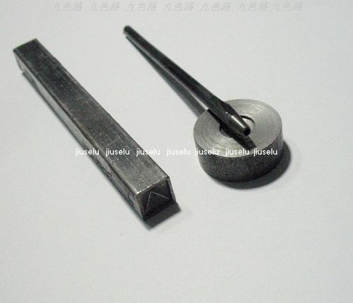 手工diy工具皮具制作金属工具8~12#方铆钉工具38元/套(3件)